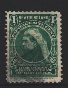 Newfoundland Sc#61 Used