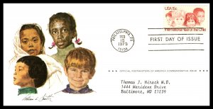 US 1772 IYC Postmasters of America Typed FDC