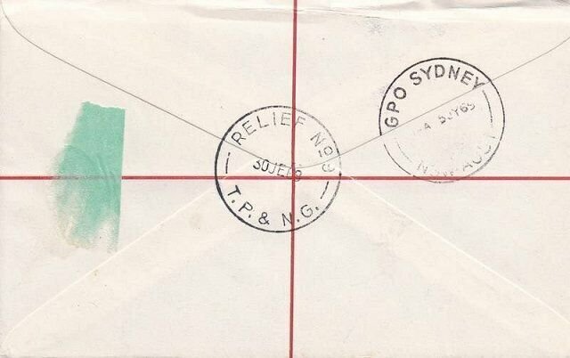 PAPUA NEW GUINEA 1969 Registered cover ex MENDI - Relief No.9 cds...........U881