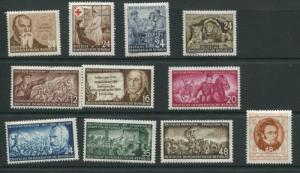 Germany 1953 Mi 384-5  396-4 MNH/MvLH CV 20 Euro