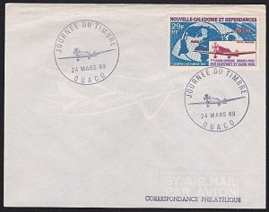 NEW CALEDONIA 1969 29f airmail FDC.........................................A7962