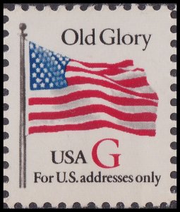 US 2882 Old Glory Red G rate 32c single MNH 1994