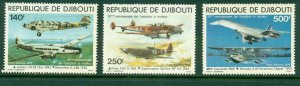 DJIBOUTI C124-126 MNH CV $16.50 BIN $8.50