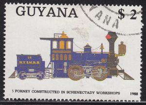 Guyana 2006b  NY&HRR 5 Forney Locomotive 1989