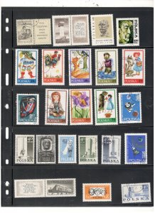 POLAND COLLECTION ON STOCK SHEETS, BOTH MINT/USED
