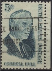 US 1235 (used) 5¢ Cordell Hull (1963)