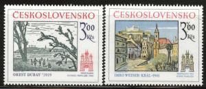 Czechoslovakia Scott 2174-2175 MNH** set