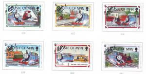 Isle of Man Sc 656-1 1995 Thomas the Tank Engine stamps used