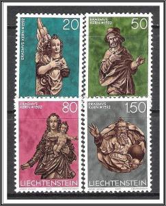 Liechtenstein #632-635 Christmas Sculptures MNH