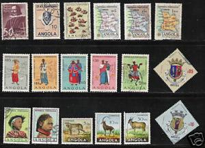 ANGOLA - MINT COLONIAL PICTORIALS