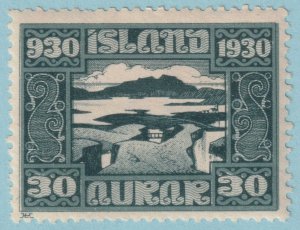 ICELAND 159  MINT HINGED OG * NO FAULTS VERY FINE! - FKN