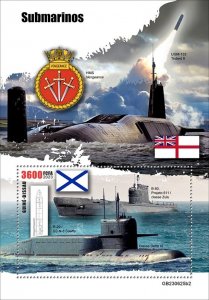 2025 12 - GUINEA BISSAU- SUBMARINES  II       1V    MNH **