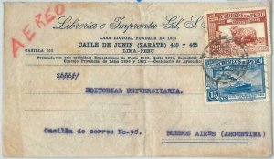 69349 - PERU - POSTAL HISTORY - Advertising  AIRMAIL COVER to FRANCE 1937