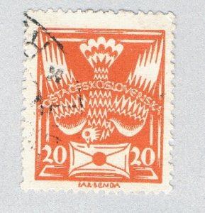 Czechoslovakia 84 Used Dove 1920 (BP85537)