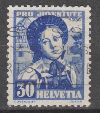 Switzerland #B84 F-VF Used  CV $30.00 (B13421)