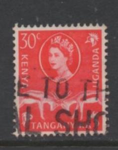 Kenya, Uganda & Tanganyika scott# 125  used