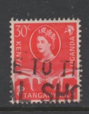 Kenya, Uganda & Tanganyika scott# 125  used