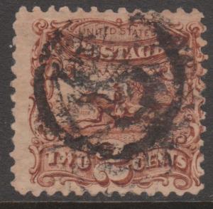 #113 SCARCE FANCY CANCEL BN4540