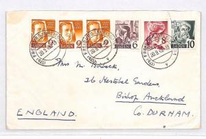 GERMANY Allied Occupation 1949 Freiburg Cover VERY SCARCE 6(pf) {samwells}BN214