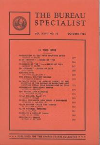 The Bureau Specialist:  Volume 27, No. 10  - October 1956