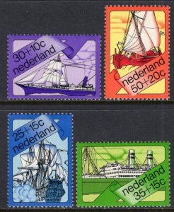 Netherlands B493-B496 Ships MNH VF