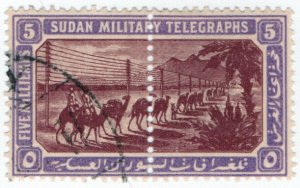 (I.B) Sudan Telegraphs : Military Telegraphs 5m