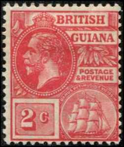 British Guiana SC# 192 Colony Seal 2c  MH scv $7.75 wmk 4