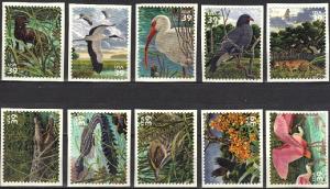 #4099(a-j),Set-10singles \So. Florida Wetlands\ MNH. 39 cent