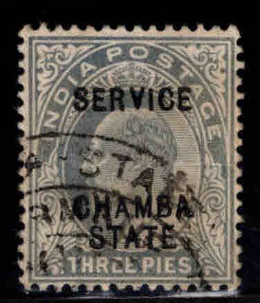 India - Chamba Convention state Scott o15 Used