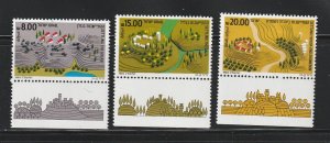 Israel 834-836 With Tabs Set MNH Views (A)