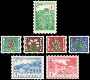 BELGIUM 1950 Tuberculosis Prevention (7v Cpt) Fresh MNH CV$55