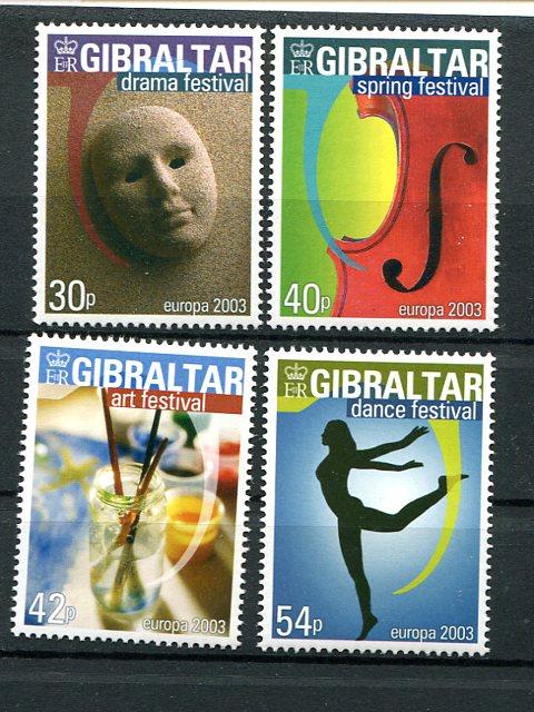 Gibraltar   Europa  2003 Mint VF NH - Lakeshore Philatelics