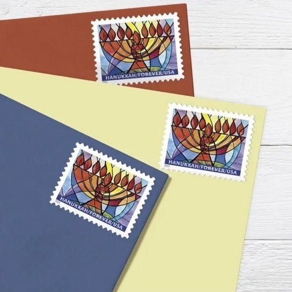 Hanukkah  forever stamps  5 sheets of 20, 100 pcs