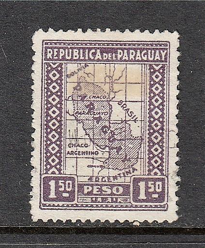 PARAGUAY ERROR #291 MH REVERSE PRINT