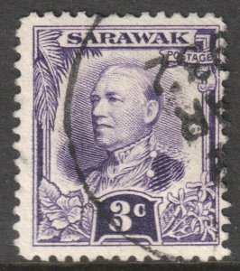 Sarawak Scott 96 - SG93, 1932 Sir Charles Vyner Brooke 3c used