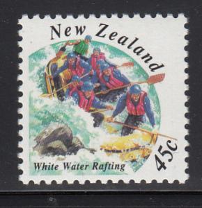 New Zealand 1994 MNH #1197 45c Outdoor Adventure Sports White water rafting B...