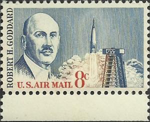 # C69 MINT NEVER HINGED ROBERT H. GODDARD