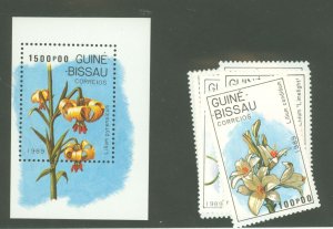 Guinea-Bissau #787-793/794  Single (Complete Set) (Flowers)