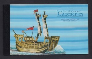 Guernsey   #615-624b  cancelled  1998 millennium tapestries complete booklet