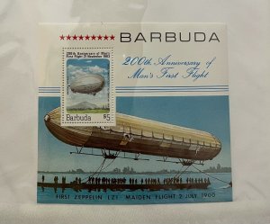 Souvenir Sheet Barbuda Scott #581 nh