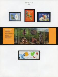 FINLAND SELECTION OF 2003//2006 ISSUES MINT NH AS SHOWN SCOTT CATALOG $134.00