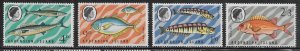 Ascension Scott #'s 130 - 133 MNH