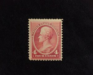 HS&C: Scott #215 Mint Rich color. F LH US Stamp