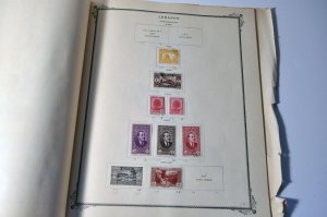 Lebanon Stamp Collection on 22 Scotts Pages Mint & Used - 1924-60s Liban Stamps