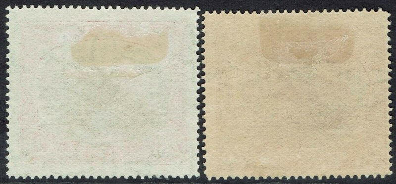 PAPUA 1916 LAKATOI 2/6 BOTH SHADES 