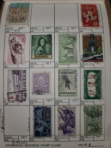 Dealer Stamp Approval Book Mixed Countries