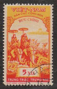 North Vietnam Trung Sisters (Scott #92) Used 