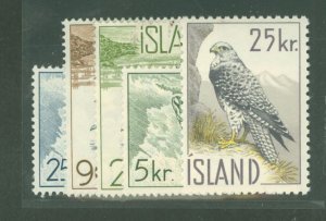 Iceland #319-323 Unused Single (Complete Set)