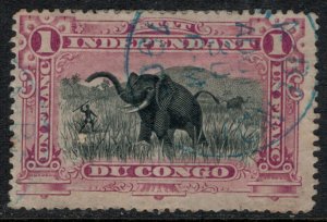 Belgian Congo #25  CV $9.50  Elephant