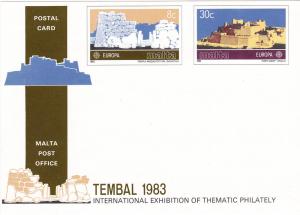 Malta 627-628 Postal Card Set MNH Europa (B)